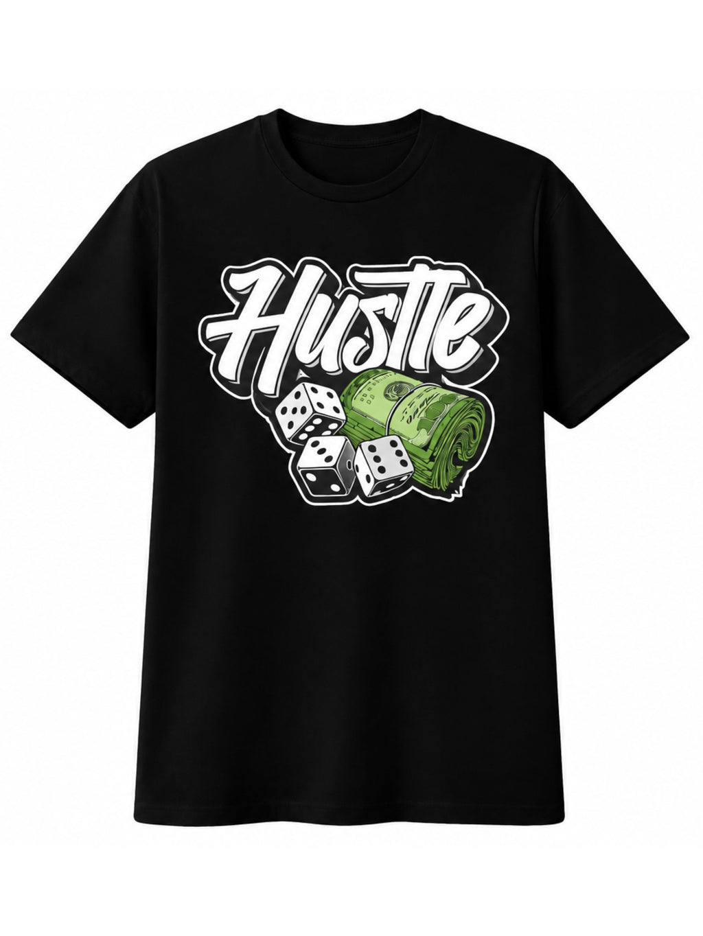 Hustle Printed Cotton T-Shirt