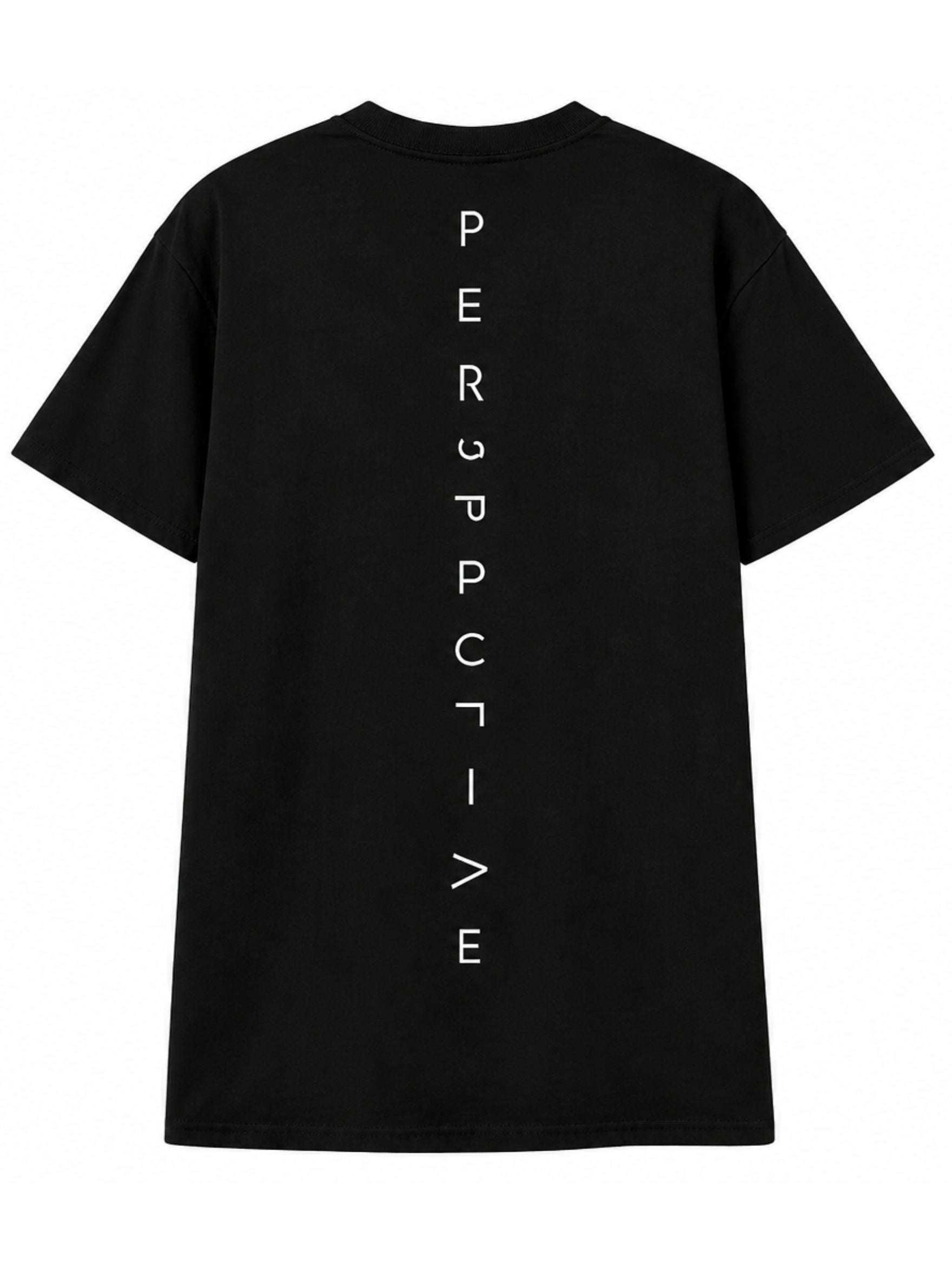 Perspective Printed Cotton T-Shirt