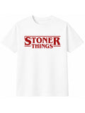 Stoner Things Printed Cotton T-Shirt