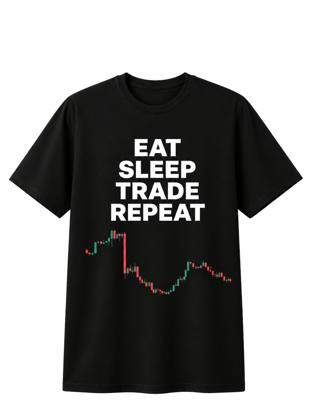 Eat Sleep Trade Repeat Graphic T-Shirt