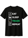 Trading Chart Graphic T-Shirt